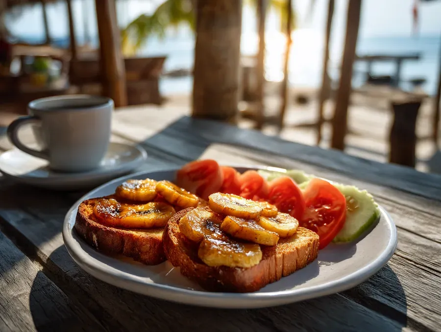 Toasts with Plátano – Eco Gusto Bávaro, Punta Cana